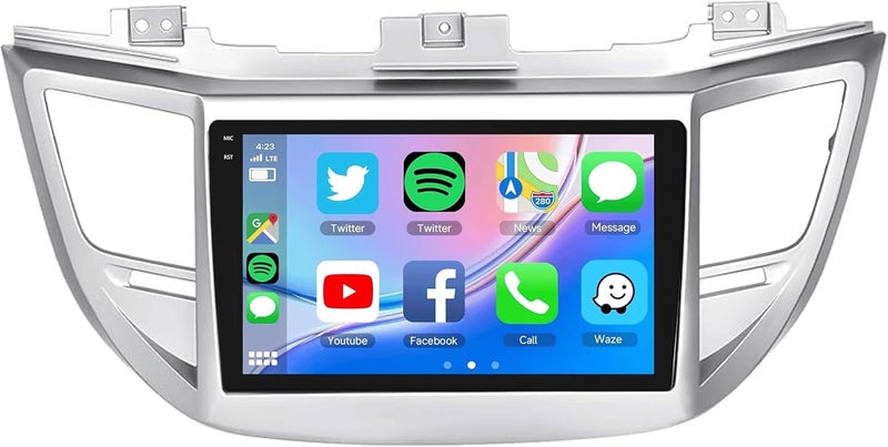 4k MRC Tucson android screen model 2016 2017 2018,4gb ram 64gb memory wireless applecarplay android auto reverse camera included ahd - Image 1
