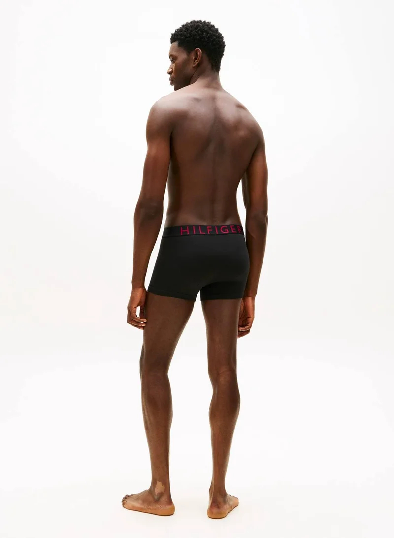 TOMMY HILFIGER Fre Rd/Ae Sea/Ras Ju 3-Pack Logo Waistband Trunks for Men | Best Price UAE