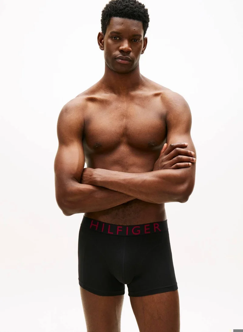 TOMMY HILFIGER Fre Rd/Ae Sea/Ras Ju 3-Pack Logo Waistband Trunks for Men | Best Price UAE