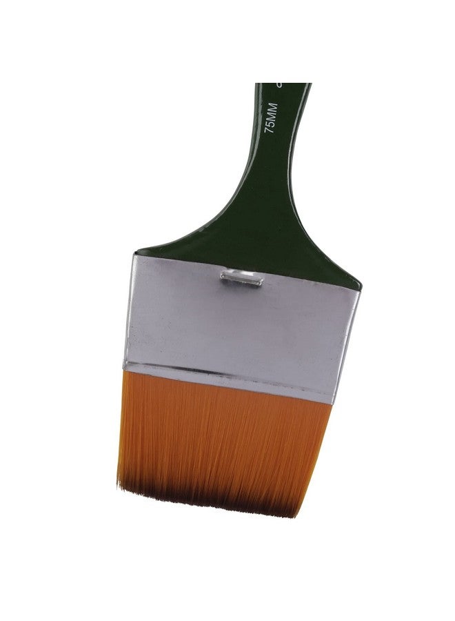 KABEER ART Arora Synthetic Hair Flat Painting Brush of 3 Inch for Watercolor and Acrylic Painting - Image 4