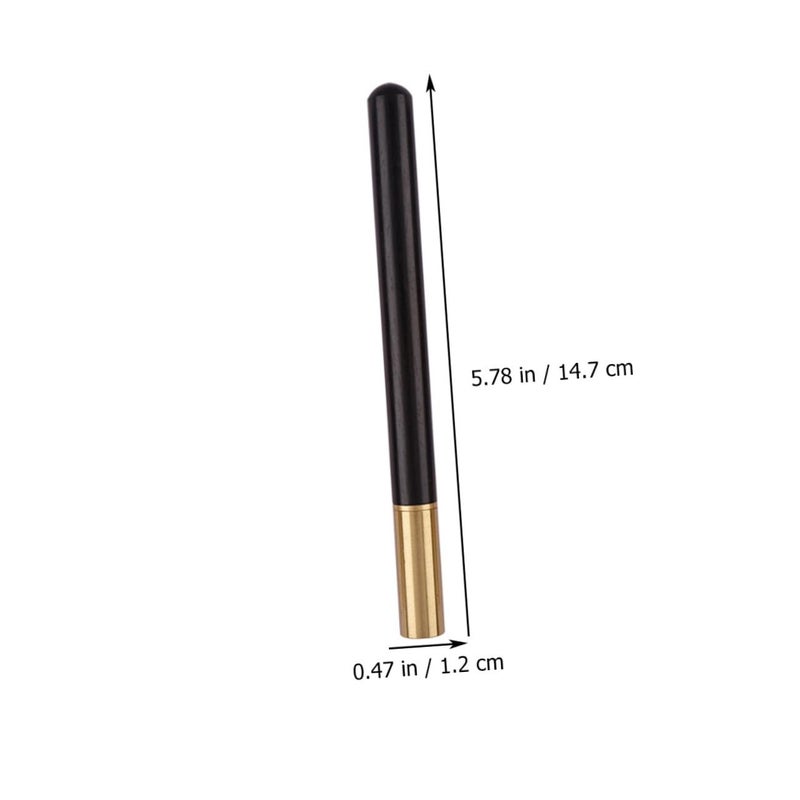 2Pcs Black Ebony Wood Ballpoint Pens with Replaceable Refills Smooth Fine Point for Office Professional Use - Image 3