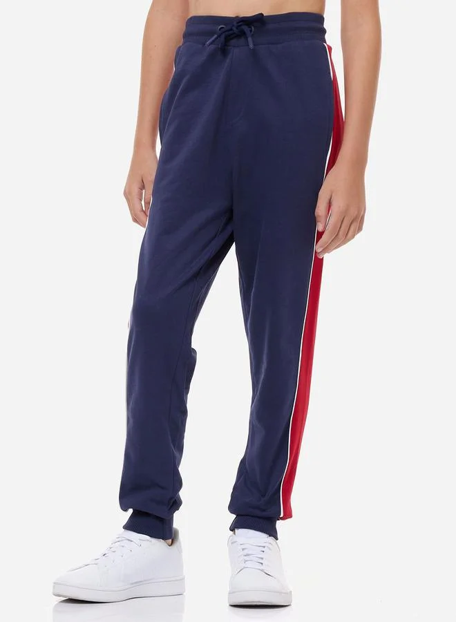 victor and jane Colorblock Hoodie & Joggers Set by Styli