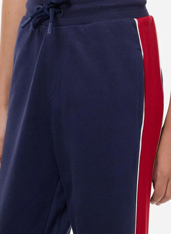 victor and jane Colorblock Hoodie & Joggers Set by Styli
