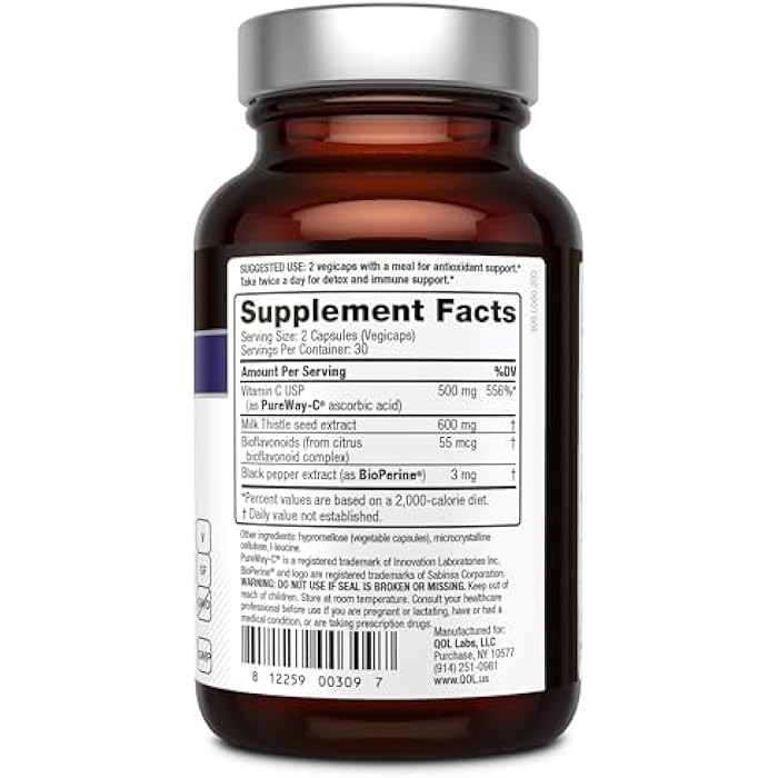 Quality of Life AHCC Kinoko Platinum and Advasorb Vitamin C - Immune Support Bundle - Image 3