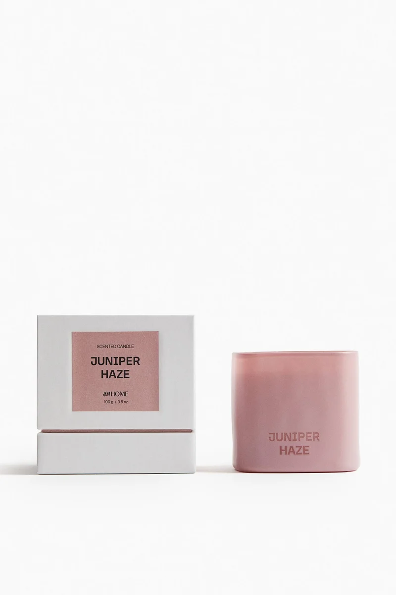 اتش اند ام شمعة معطرة في حامل زجاجي