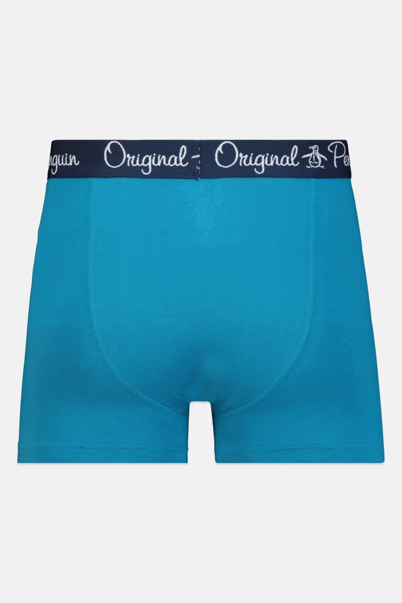 Original Penguin Men 3 Pieces Brand Logo Trunks, Multicolor - Image 3