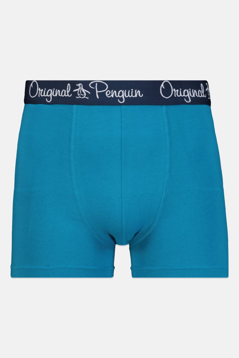 Original Penguin Men 3 Pieces Brand Logo Trunks, Multicolor - Image 4