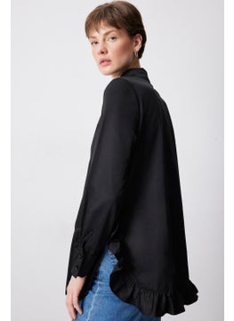 Touche Ruffle Hem Shirt  - Image 3