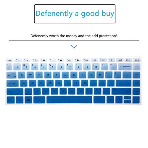 MUBUY-GOL Keyboard Cover for HP Laptop 14-dk 14-dq/cd 14-dk0002dx 14-dk1003dx 14-dk0736ms 14-dk1022wm 14-dk0028wm 14-dk1025wm 14-dk1035wm dk1032wm 14-dk0053od 14-dk1013dx 14-dk0095nr dk1097nr dk1031dx dk0032dx - Image 3