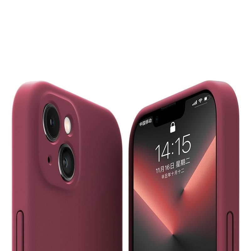 غطاء واقي، Caramel باللون البني Brown، مقاوم للصدمات لـ iPhone 14 / 14 Plus / 14 Pro / 14 Pro Max، Film، حماية من السقوط للحمل اليومي للاستخدام المتكرر للاستخدام المنزلي - Image 2