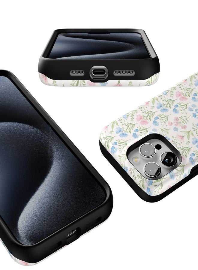 Casely iPhone 15 Pro Max Case | Pastel Garden | Sunday Best | Compatible with MagSafe | Bold Protective Design - Image 3