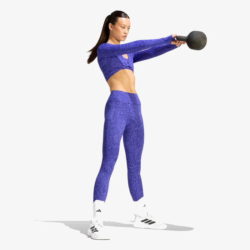 Adidas  PrimeLift Workout Snake Twist Reversible Long Sleeve T-Shirt for Women | Best Price UAE