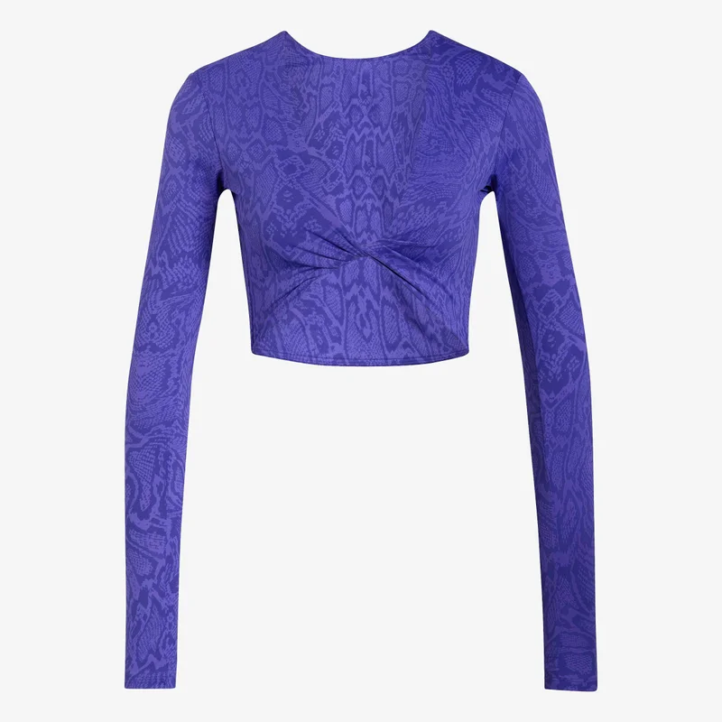 PrimeLift Workout Snake Twist Reversible Long Sleeve T-Shirt