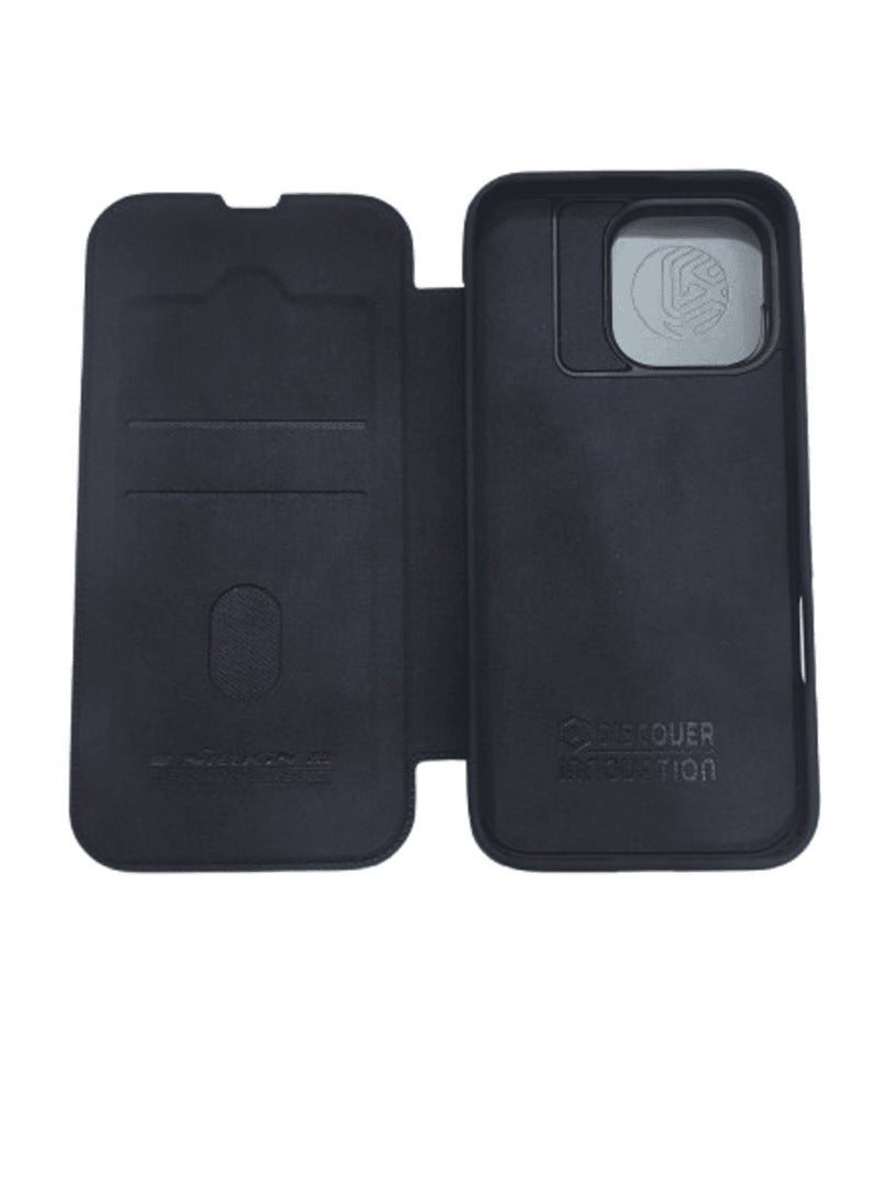 Nillkin CamShield Pro Case Flip Style Lens Camera Protect Mobile Holder Fits  Apple iPhone 16 Pro Max 6.9'' Inch - Black - Image 4