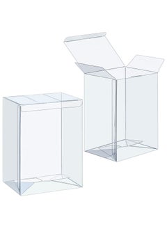 30 Pcs Clear Plastic Toy Protector Case 4 Inch Toy Display Case Vinyl Collectible Figure Display Case Toy Clear Soft Protector Box For Toy Protection