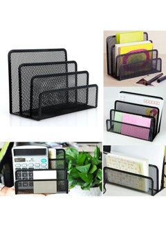 Generic Generic Mesh Letter Sorter Business Document Desk Tray Office File Organizer Storage  - Image 3