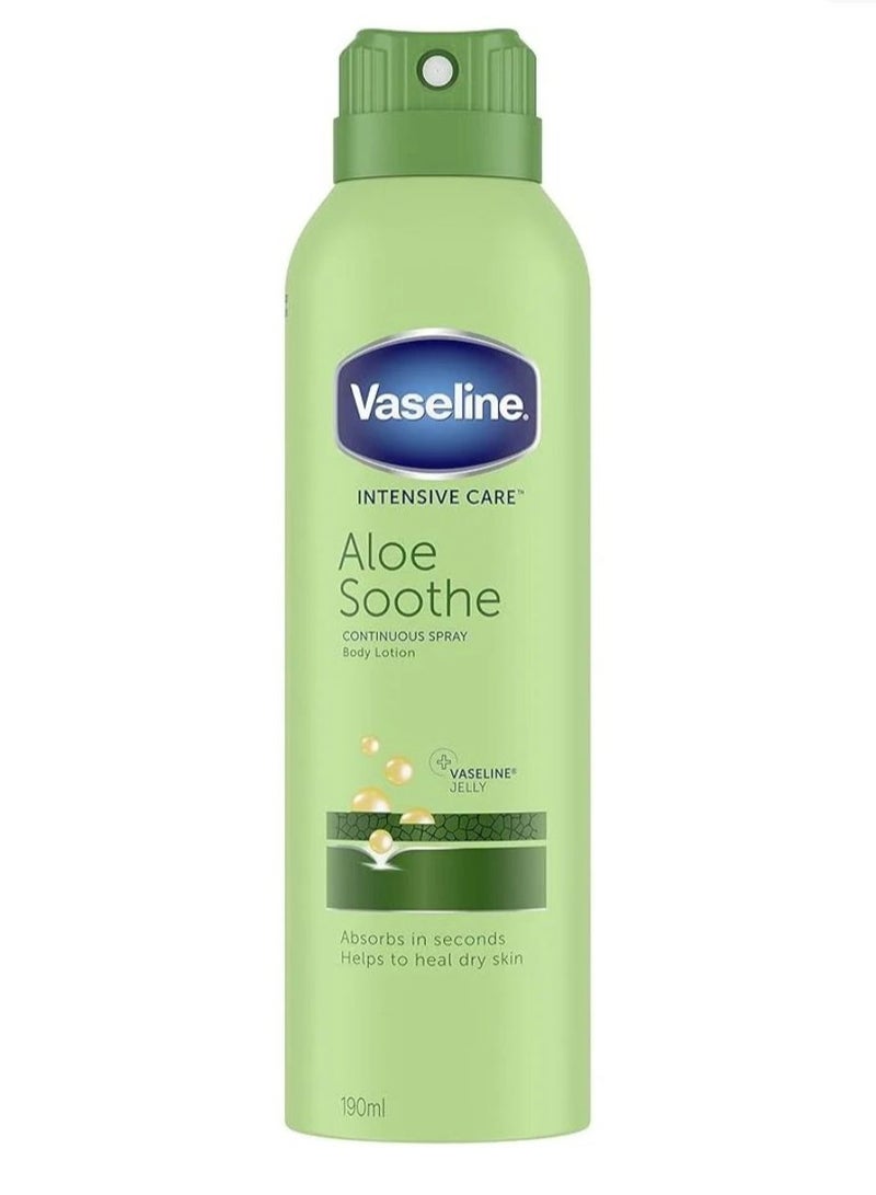 فازلين بخاخ مُهدئ بلألوفيرا للعناية المركزة، 190مل
