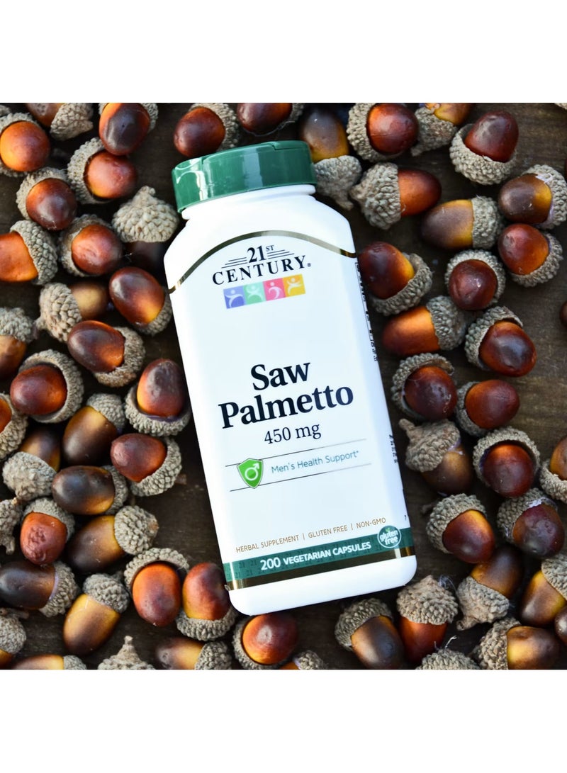 21st Century Saw Palmetto 200 Vegetarian Capsules - Image 2