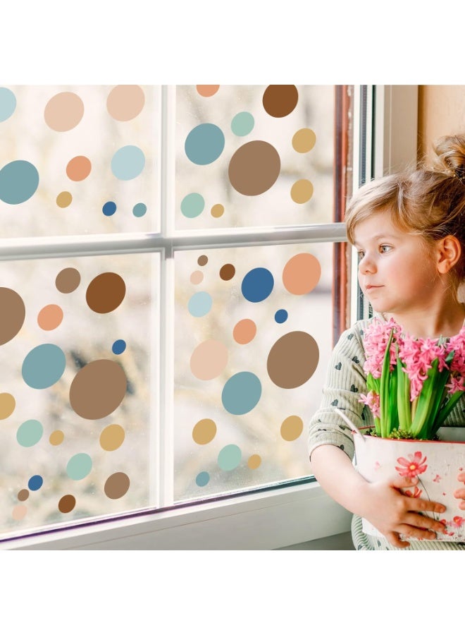 موثوقية التنبؤ 10 ملصقات حائط بنقشة نقاط ملونة ملصقات حائط بوهو ملونة ملصقات نقاط ملونة ملصقات قوس قزح دائرية لتزيين غرفة النوم وغرفة اللعب وغرفة الأطفال وغرفة الدراسة في المنزل (بوهو، 5 أحجام) - Image 4