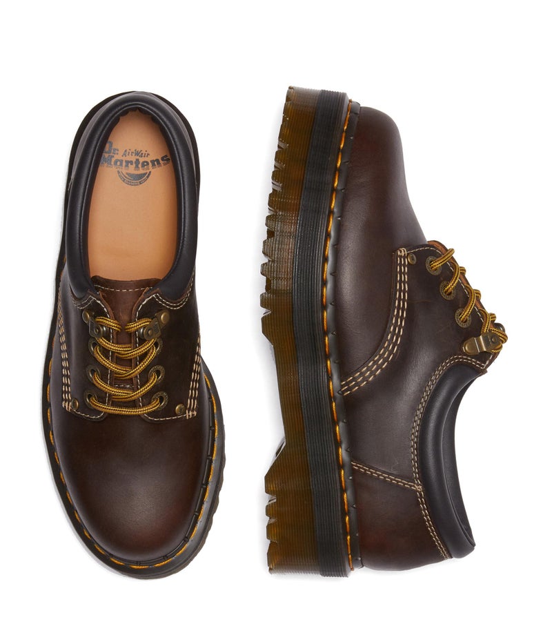Dr Martens Dr. Martens 31126201110 8053 4i Quad Arc Dark Brown Crazy Horse & Dark Brown Pu - Polyurethane 110 - Image 2