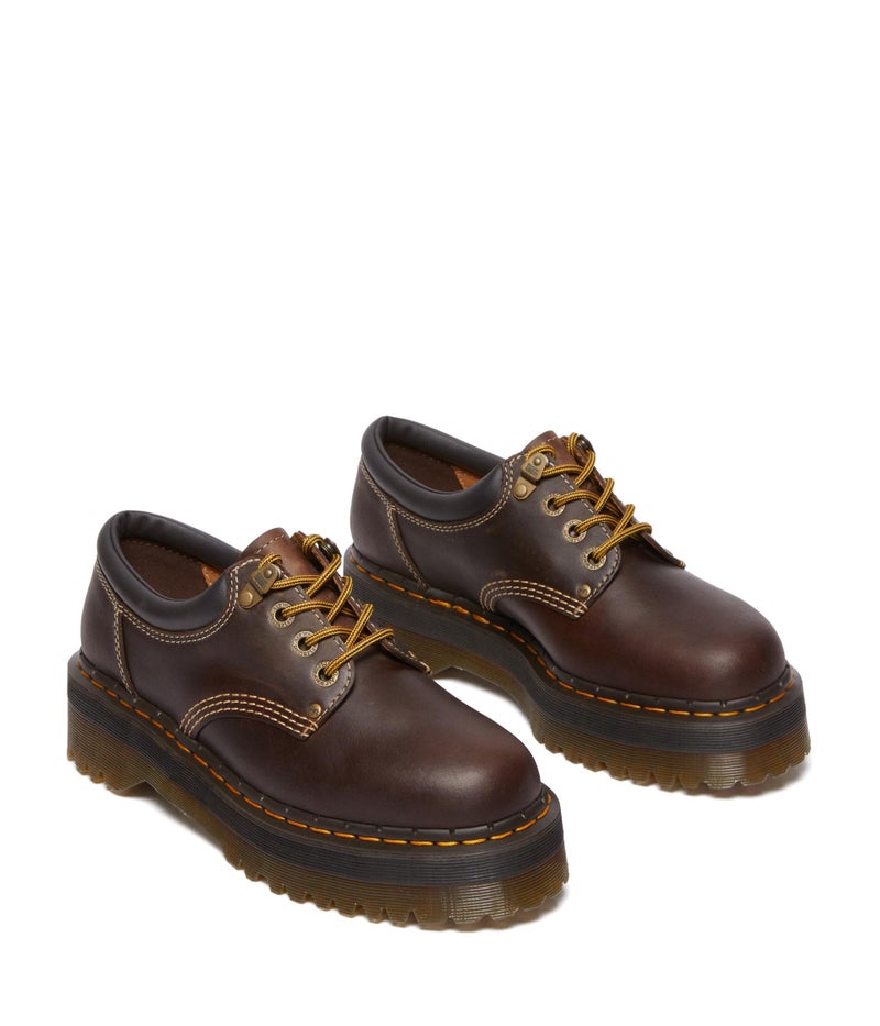 Dr Martens Dr. Martens 31126201110 8053 4i Quad Arc Dark Brown Crazy Horse & Dark Brown Pu - Polyurethane 110 - Image 1