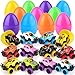 nicknack 12Pcs Prefilled Easter Eggs with Alloy Monster Trucks for Kids Easter Eggs Filled with Pull Back Monster Cars for Easter Egg Hunt Easter Basket Stuffers Cars for Girl Boys Kids Party Favor - Image 2