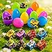 nicknack 12Pcs Prefilled Easter Eggs with Alloy Monster Trucks for Kids Easter Eggs Filled with Pull Back Monster Cars for Easter Egg Hunt Easter Basket Stuffers Cars for Girl Boys Kids Party Favor - Image 4