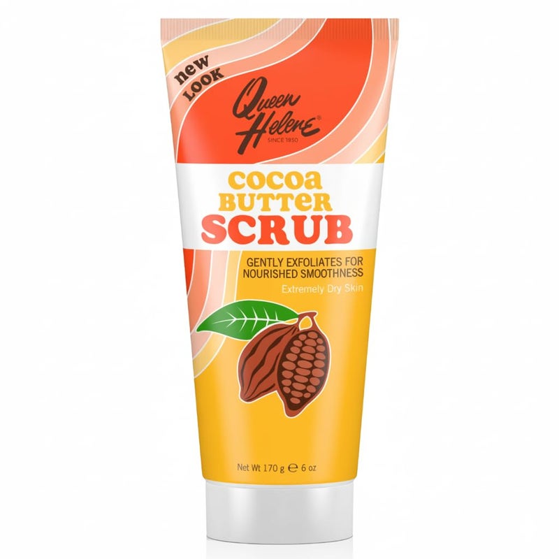 Queen Helene Soothing Cocoa Butter Natural Facial Scrub, 6 Ounce Tube - Image 1