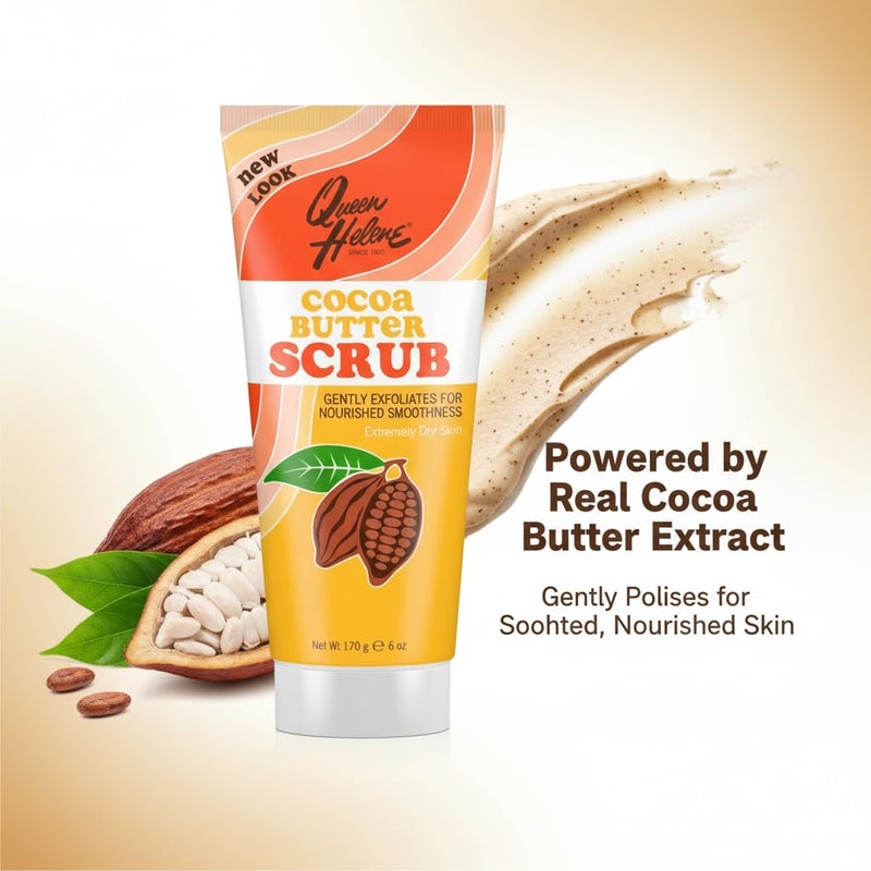 Queen Helene Soothing Cocoa Butter Natural Facial Scrub, 6 Ounce Tube - Image 2