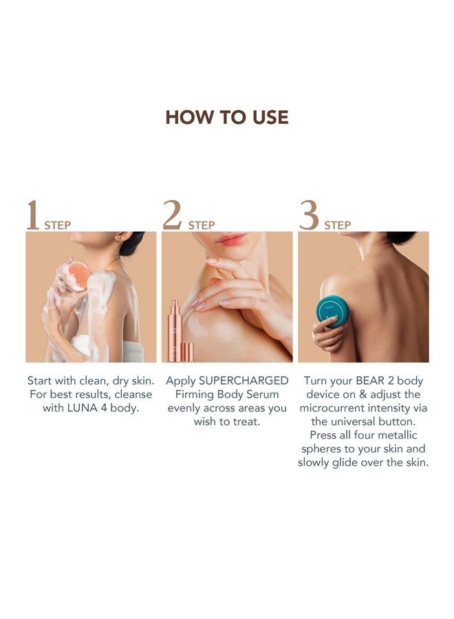 فوريو سيروم فوريو سوبر تشارج لشد الجسم، 3.4 أونصة سائلة - موصل ومنشط - مضاد للسيلوليت - عناية بالبشرة بمضادات الأكسدة - سيروم هيالورون المضاد للشيخوخة - لوشن للجسم لجميع أنواع البشرة - Image 5