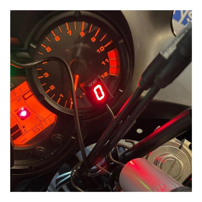 مؤشر السرعة بعرض LED الأحمر للتروس لسوزوكي GSX1300R GSX 1300 R 1999-2007 - Image 5