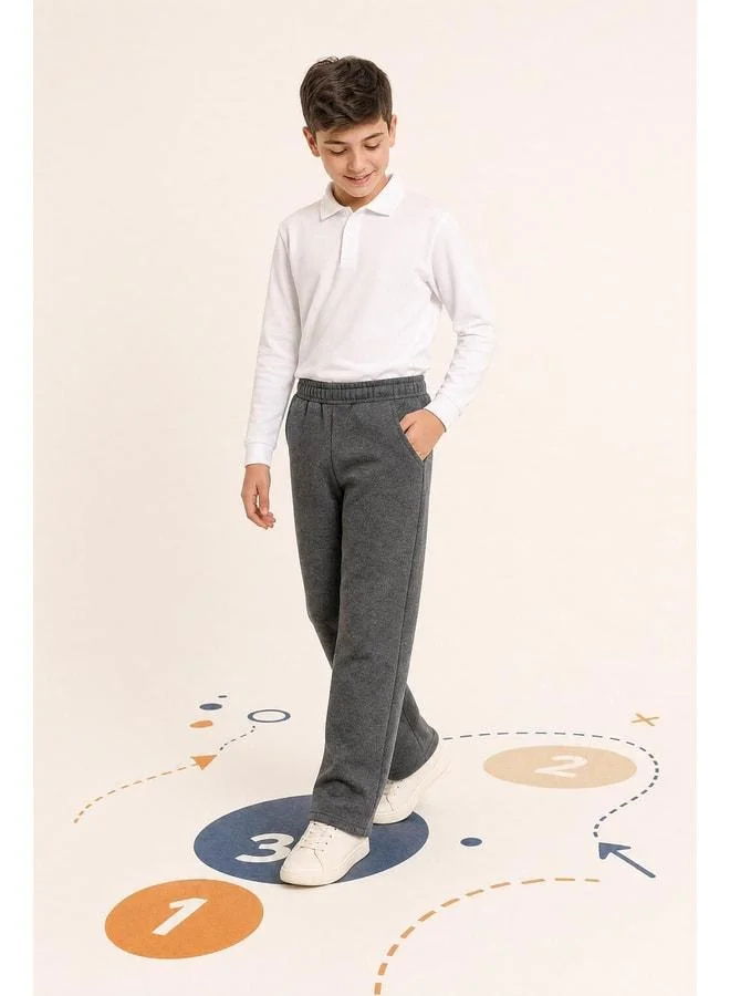 Perendi Boy's Pocket Comfortable Fit Tracksuit Pants