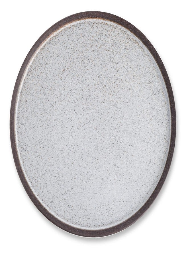 Stone Lain Vince Rustic Stoneware Dinner Plate Set, 4 Count, Grey - Image 2