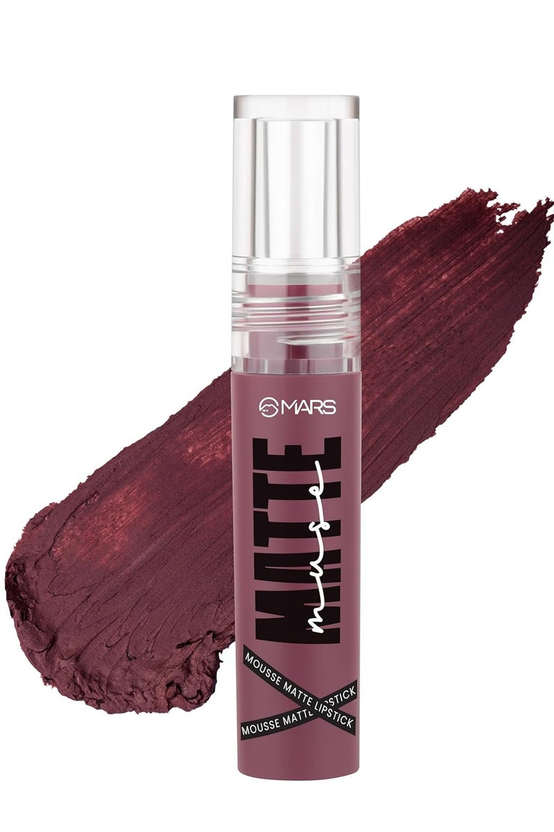 Mars Matte Muse Mousse Lipstick 3ml 09 Super Star, Smooth, Hydrating, Highly Pigmented 09-SUPER STAR - Image 1