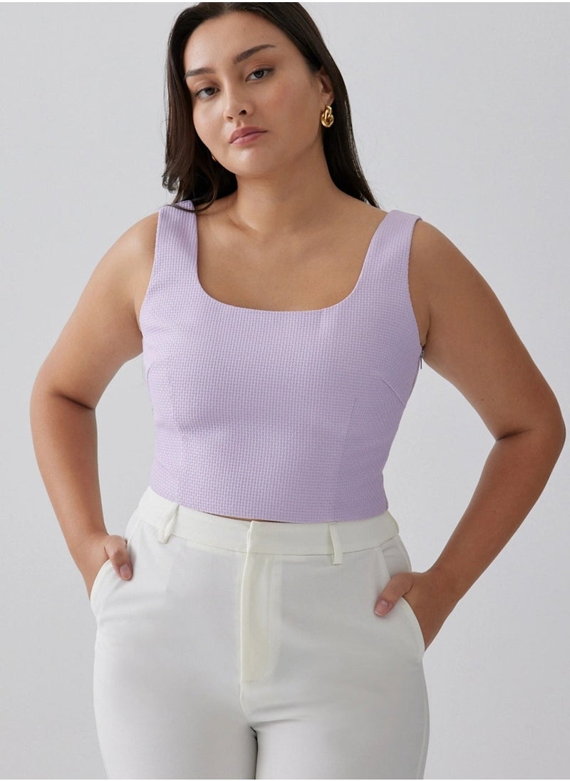 STYCHED - Ottawa Lavender Top - Image 1