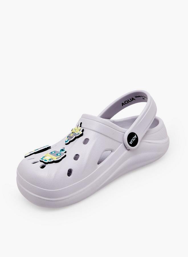 Aqua Boys Robot Jibbitz Clogs - Image 4