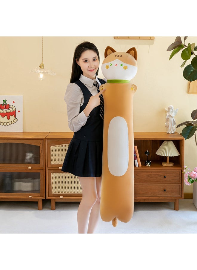 Generic - Customized Logo Pillow For Sleeping Girls And Adults, Side Sleeping Legs, Custom-Made Long Pillow, Cylindrical Rabbit Plush Toy-Specification:70cm-Color:Husky Model - Image 1