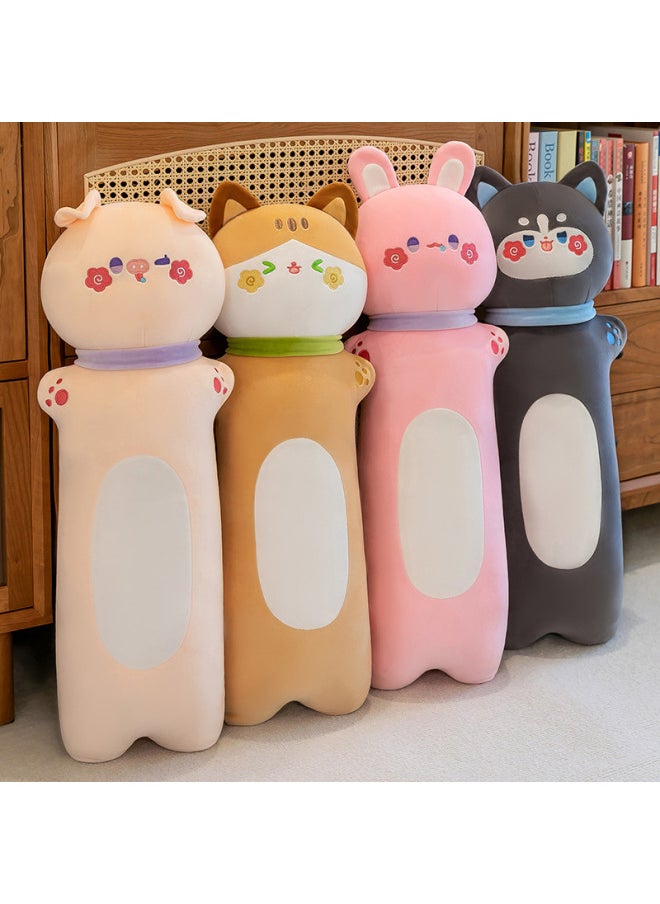 Generic - Customized Logo Pillow For Sleeping Girls And Adults, Side Sleeping Legs, Custom-Made Long Pillow, Cylindrical Rabbit Plush Toy-Specification:70cm-Color:Husky Model - Image 1