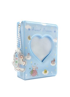 3 Inch Mini Photo Album Heart Hollow Card Binder Photo Album Photo Card Holder With Pendant 40 Pockets (Blue Strawberry) - pzsku/ZFD0048CE9A0BA6598DF5Z/45/_/1724412694/28013ca2-43a9-4232-a3d5-567e6627705f