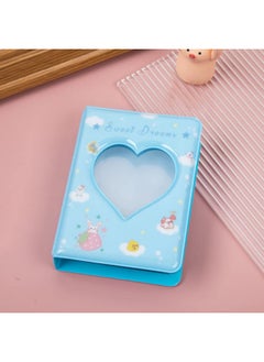 3 Inch Mini Photo Album Heart Hollow Card Binder Photo Album Photo Card Holder With Pendant 40 Pockets (Blue Strawberry) - pzsku/ZFD0048CE9A0BA6598DF5Z/45/_/1724412694/c3cc1207-ca3d-4b68-bff0-3736a06bd11e