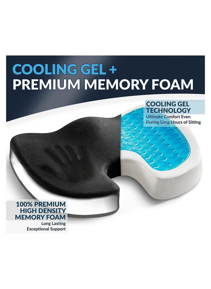 Cool Baby Style COOLBABY Gel Reinforced Seat Cushion Memory Foam Seat Cushion  - Image 2
