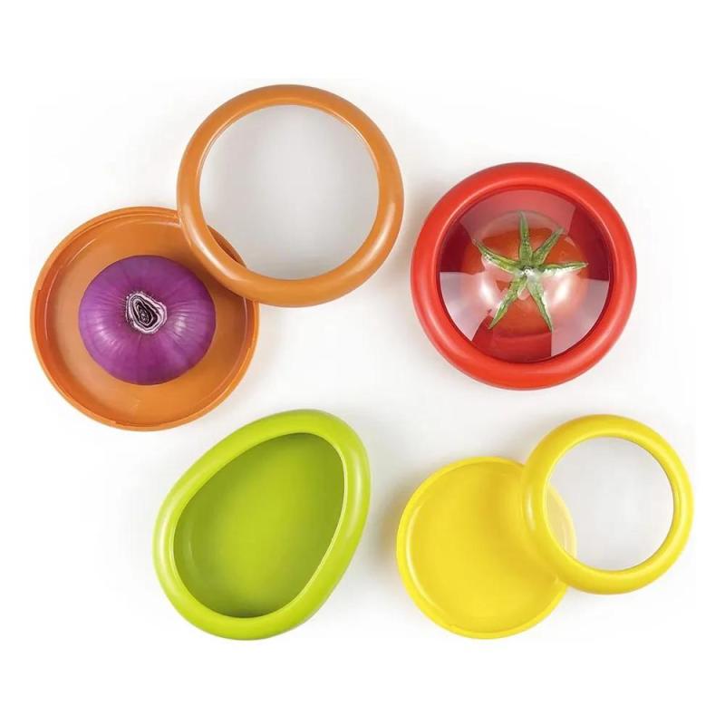 Food Container: 12.5*12.5*2.5 Cm Airtight Seal - Stretchable Transparent Film Food Saver for Refrigerator Kitchen Organization & Fruit Vegetable Preservation - Image 2