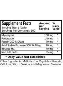 Digestine™ (Digestive Enzymes Mycozyme, Pancreatin, Papain, Acid Stable Protease, Betaine HCl, Iron Bile Salts) - pzsku/ZFD0070B9D56D95923BD7Z/45/_/1740986110/6cfe0497-31a6-4f00-baf3-c2177c1e7bf6