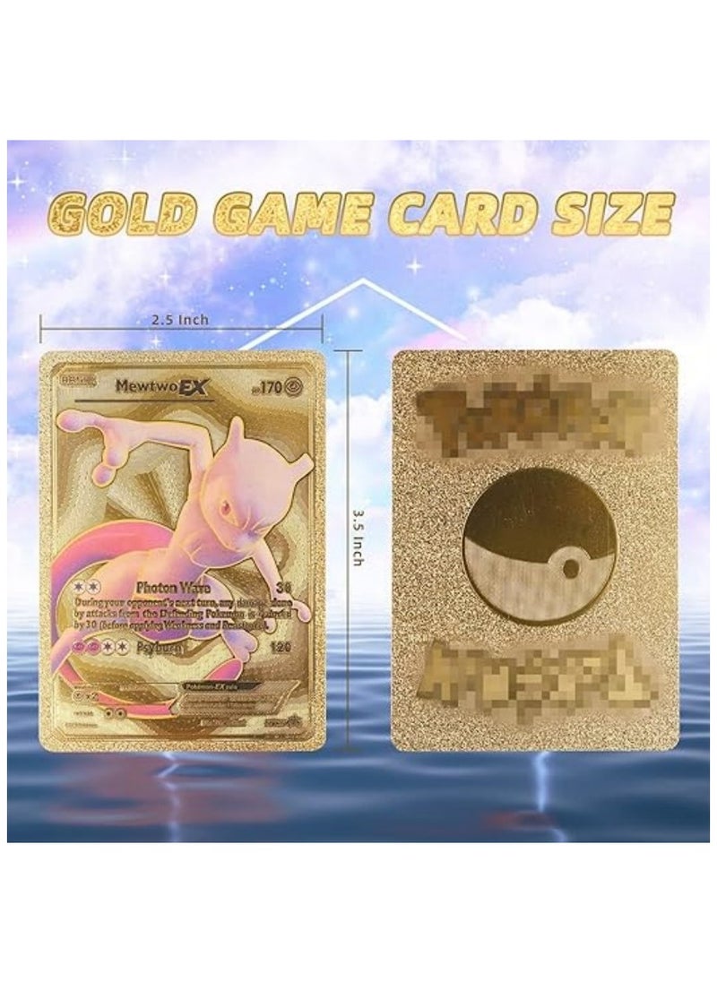 Pokemon TCG صندوق لعب بوكيمون تي سي جي مكون من 110 قطعة مع مجموعة بطاقات بوك جولد فويل المتنوعة  - Image 3