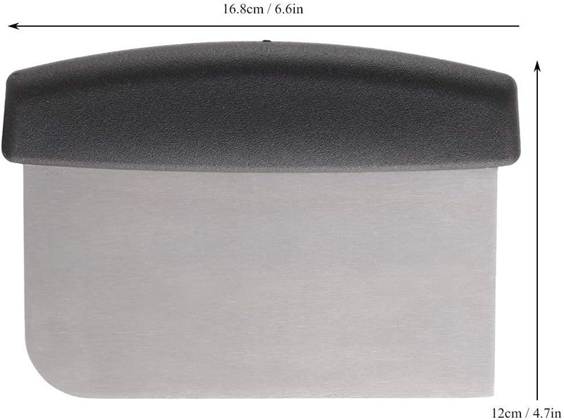klarako Stainless Steel Dough Pastry Cutter Scraper Bench Food Scraper Baking Tools for Bread Cake Fondant Icing - Image 4