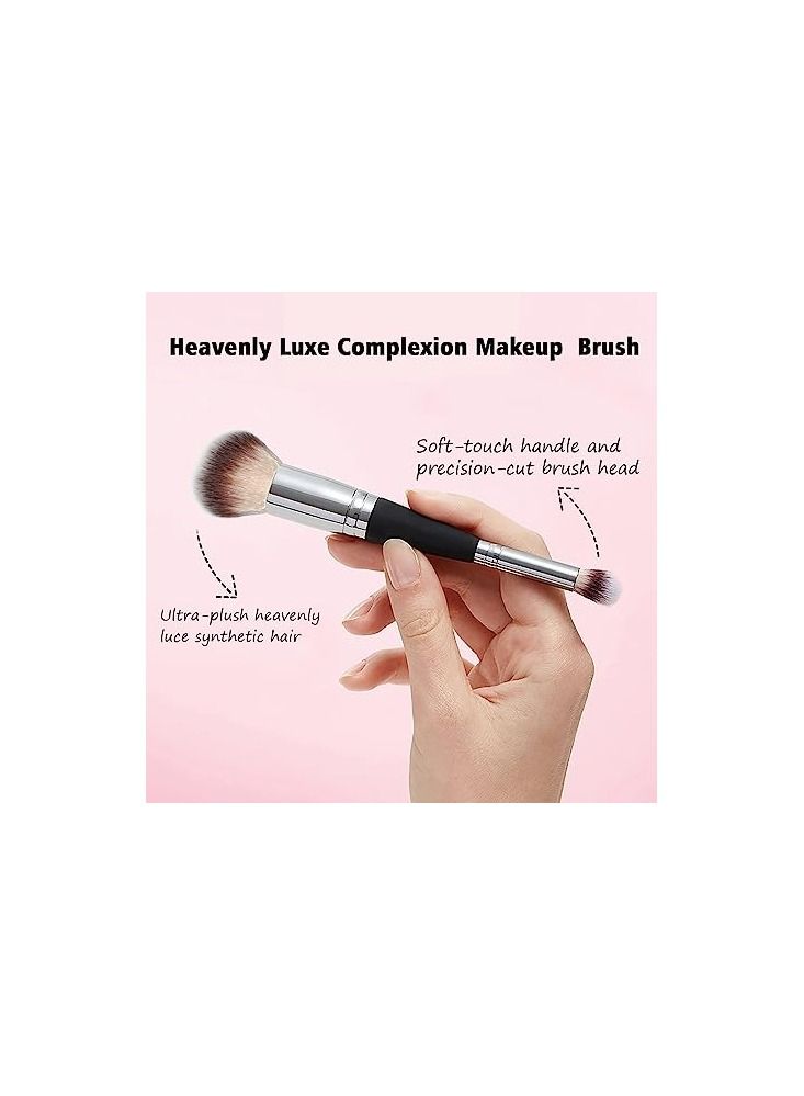 ORiTi Makeup Brushes Dual-ended Foundation Brush Concealer Brush Perfect for Any Look Hair Rounded Taperd Brush Ideal for Liquid - Image 5