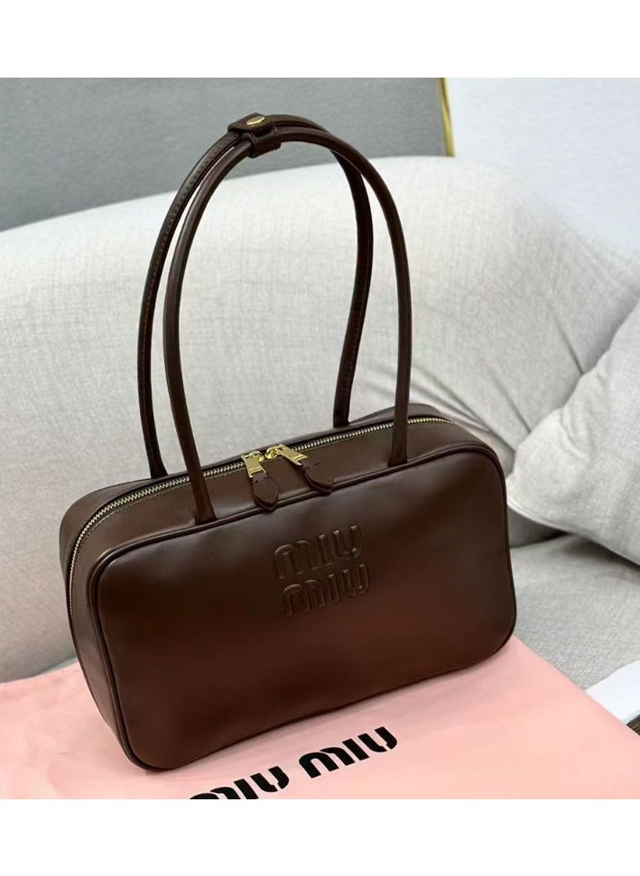 Miu Miu Miu Miu Leather Beau Bag Shoulder Crossbody  - Image 1