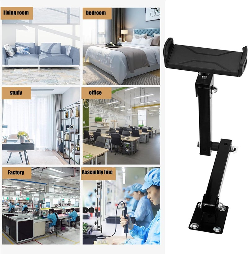 Flexible Wall Mount Tablet Stand Height and Angles Customization for Use Home or Office Long Arm Holder Tablet Wall Mount - Image 2