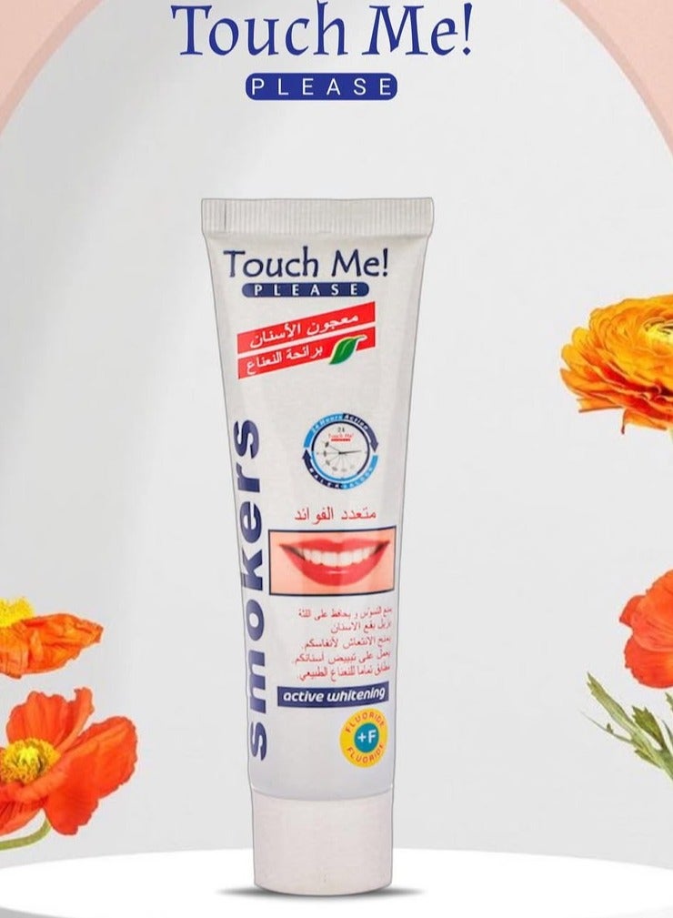 Touch Me! Two Pieces Of Smokers Toothpaste Active Whitening 2x90 g - Image 2