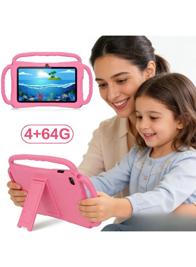 Abbi Casey 7" Tablet for Kids, 64GB ROM & 4GB RAM, Android 12.0 1280x800 IPS, Eye Protection Screen, Parental Control, Educational Apps, Dual Camera, Shockproof Case, WiFi 2.4G, USB OTG - Image 3